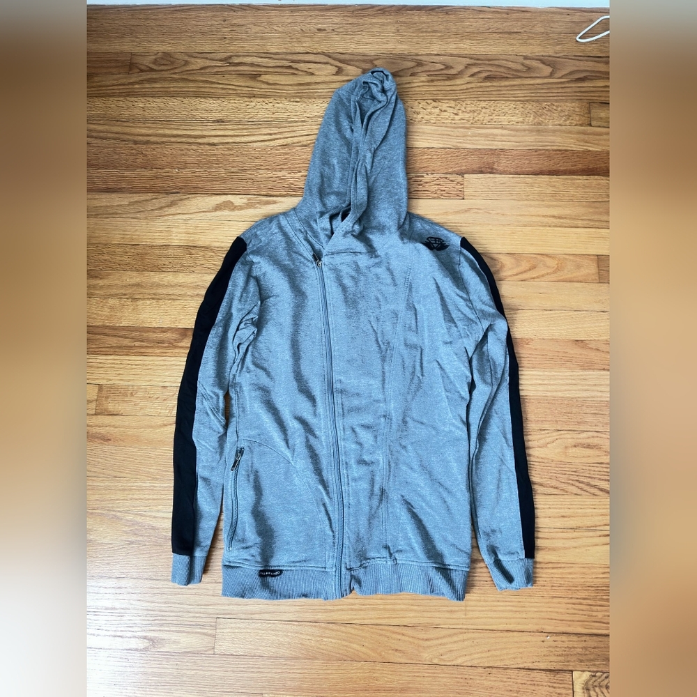 Gray Performance Jacket with Black Accents